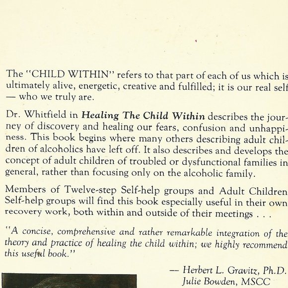 Healing The Child W/In Discovery & Recovery for Adult Children of Dysfunctional - Picture 3 of 4